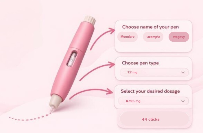 GLP-1 Click Calculator Screenshot